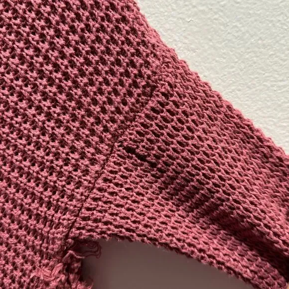 FREE PEOPLE Moonshine Cold Shoulder Sweater Size Small - Picture 6 of 7